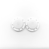 Magnetic button 26 mm., White