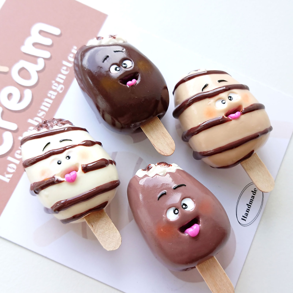 CHOCO ice magnets, 4-pack - fridge magnets