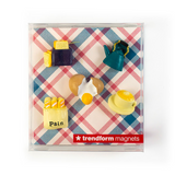 Breakfast magnets, 5-pack - fridge magnets