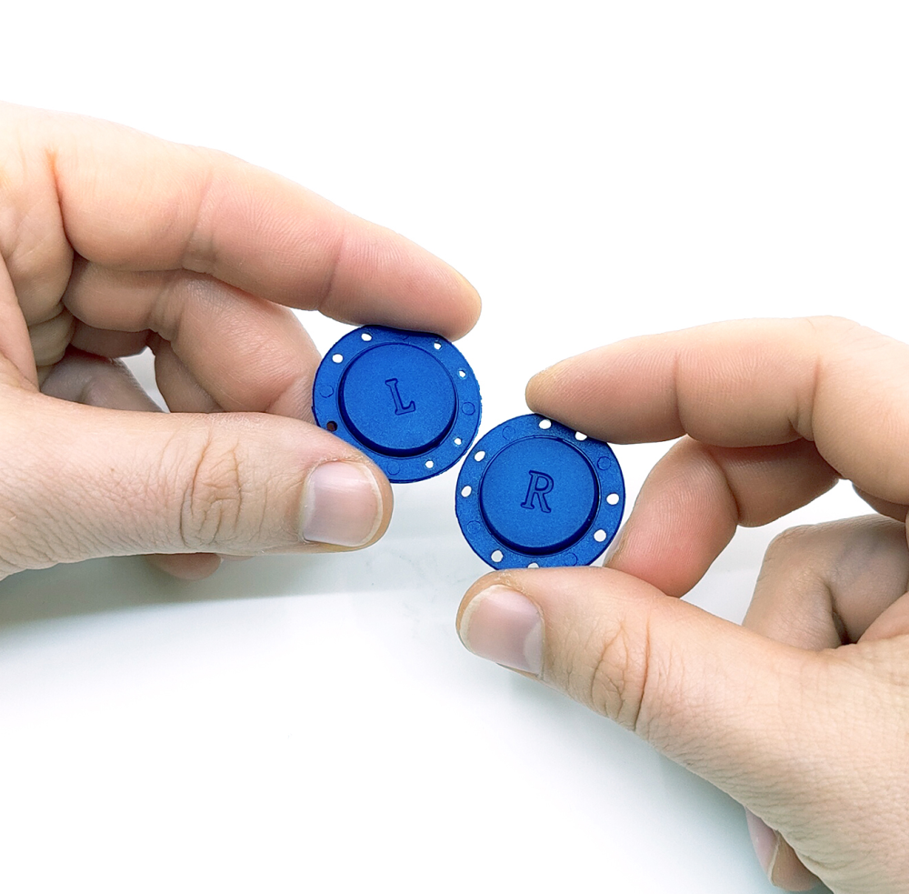 Magnetic button 26 mm., Blue