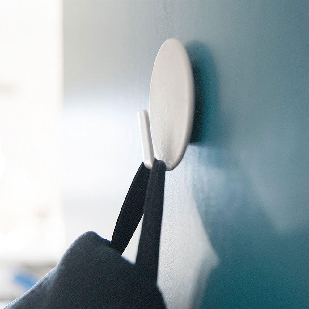 Magnetic hooks white 4-pack, fridge magnets