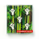 PANDA magnets, 5-pack - fridge magnets