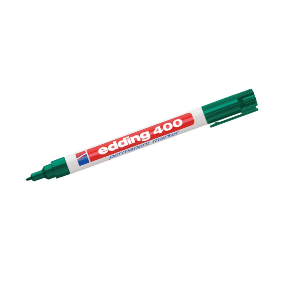 Edding 400 Permanent Marker, Green (1 mm.)