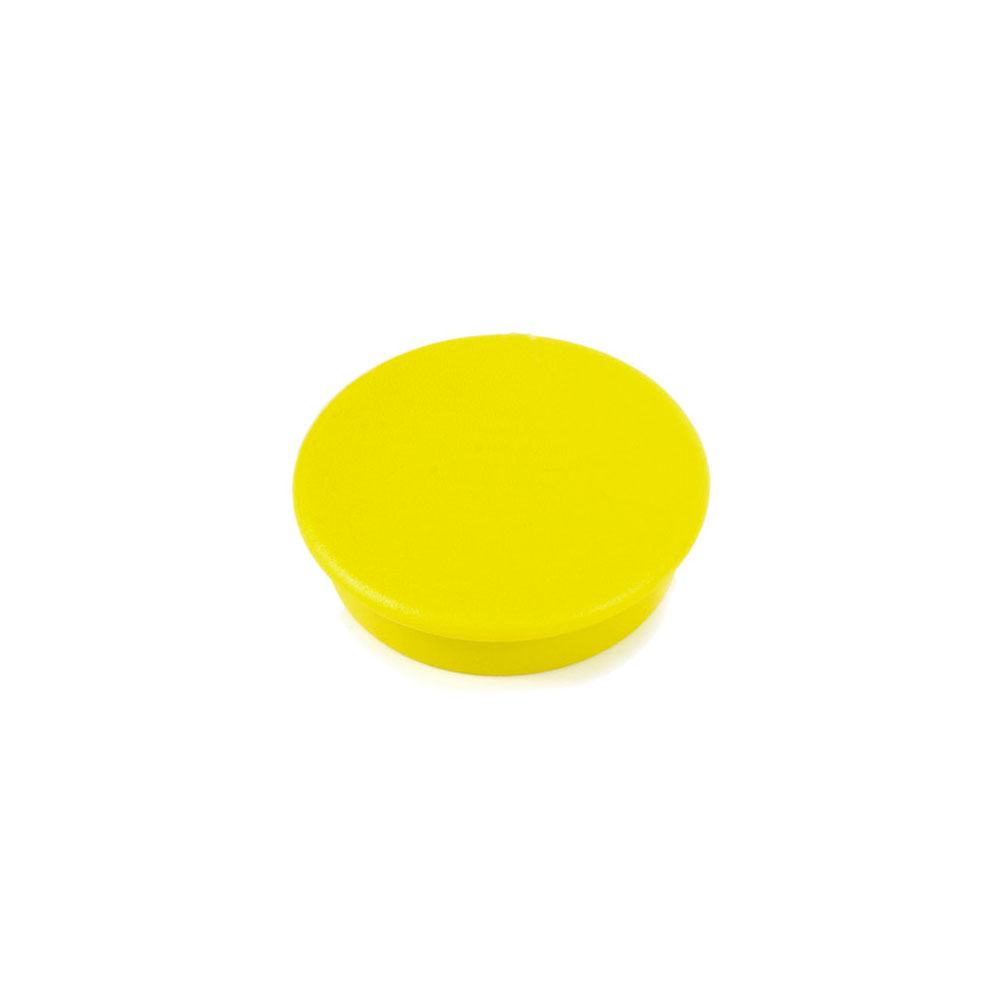 Strong office magnet, Yellow Round