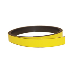 Magnetic foil, Yellow 10 mm. x 1 m.