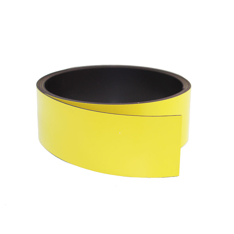 Magnetic foil, Yellow 30 mm. x 1 m.