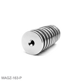 Countersunk magnet 34x4 mm. (neodymium)