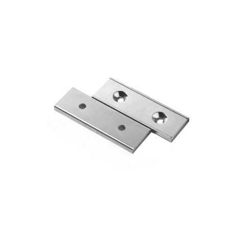 Countersunk channel magnet 60x20x4 mm.
