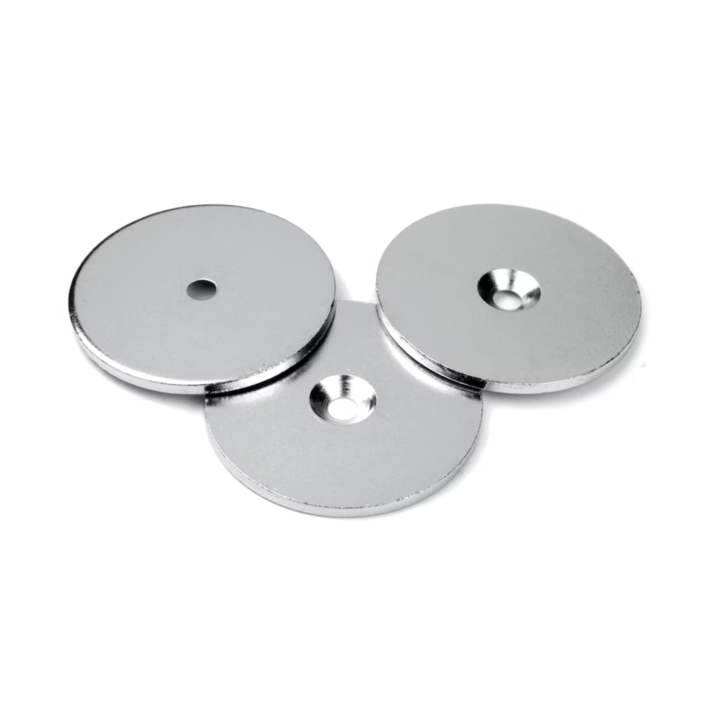 Countersunk metal disc Ø52 mm.