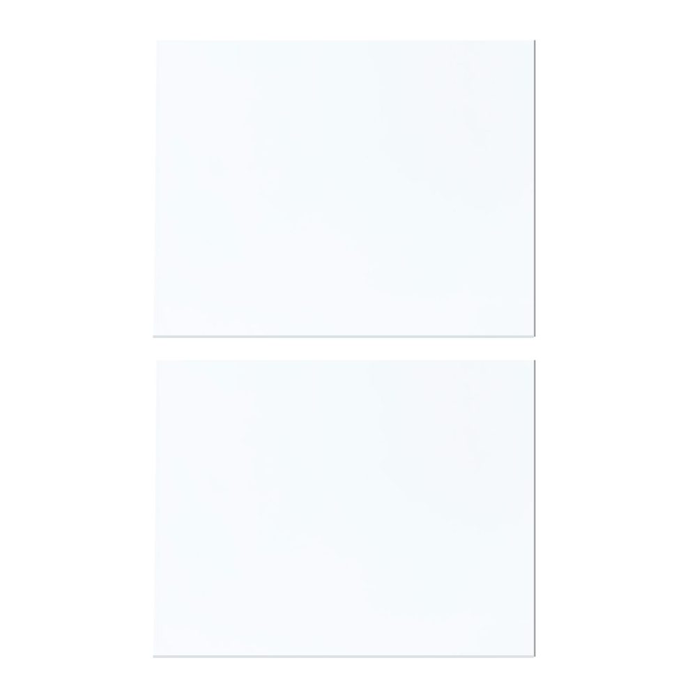 2-pack magnetic sheets A5, White