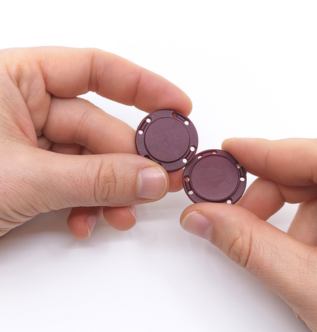 Magnetic button 26 mm., Dark Purple