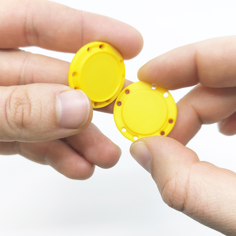 Magnetic button 26 mm., Yellow