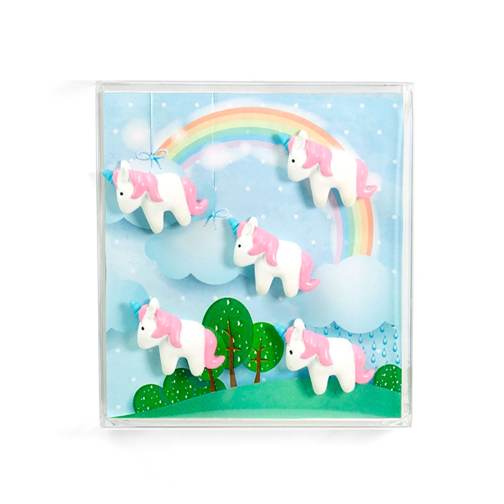 Unicorn 5 pack - fridge magnets