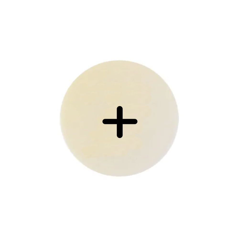 Strong symbol magnet, White Round (+) or (x)