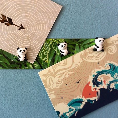 PANDA Magnetic strip (self-adhesive) w/4 magnets