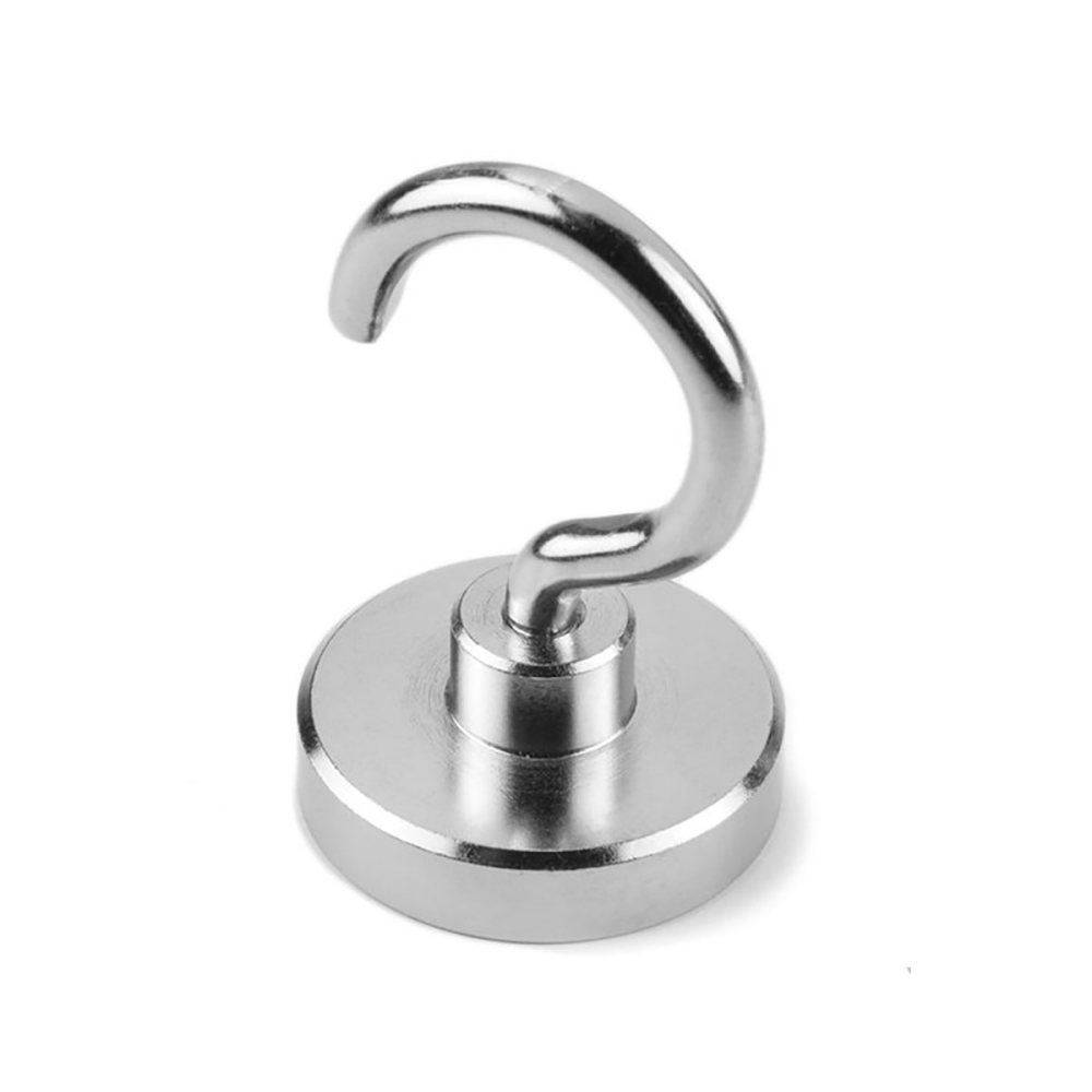 Pot magnet with hook, Ø63 mm.