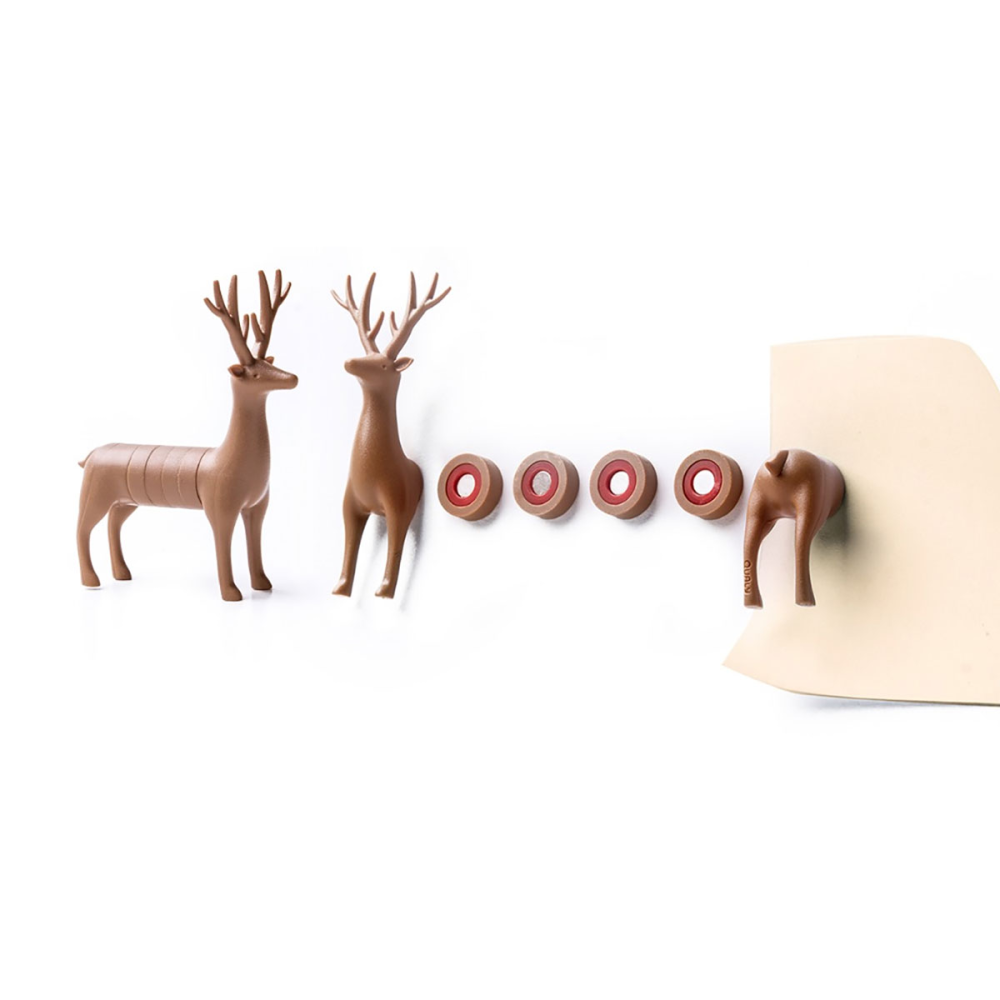 Deer in 6 parts, fridge magnet