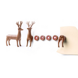 Deer in 6 parts, fridge magnet