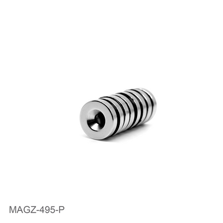 Countersunk magnet 18x4 mm. (neodymium)