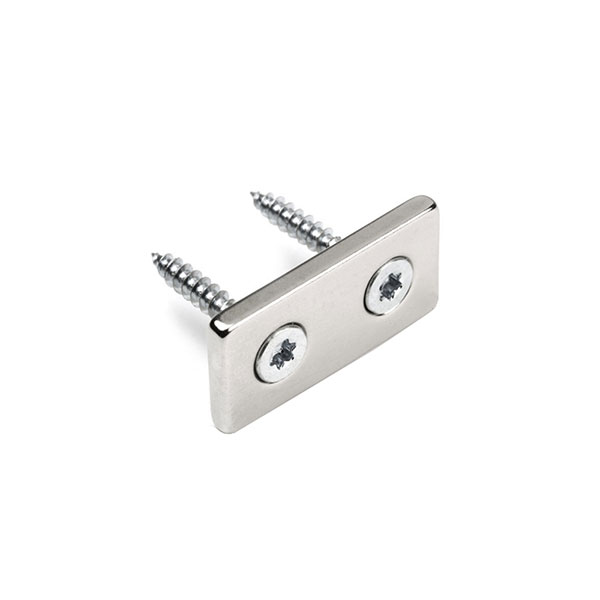 Countersunk power magnet 40x20x4 mm.