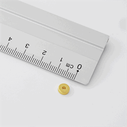 Power magnet, Ring 6x2x2 mm, Gold