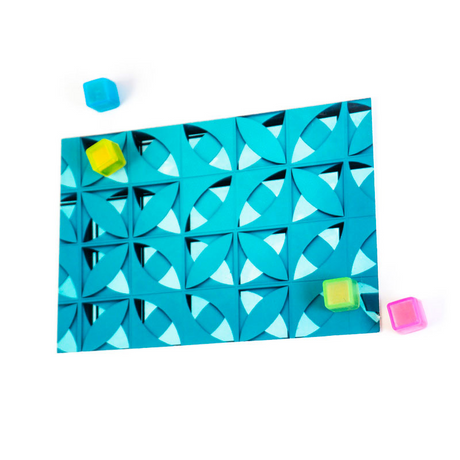 Neon cube magnets w/cover 10x10x10 mm. (4-pack)