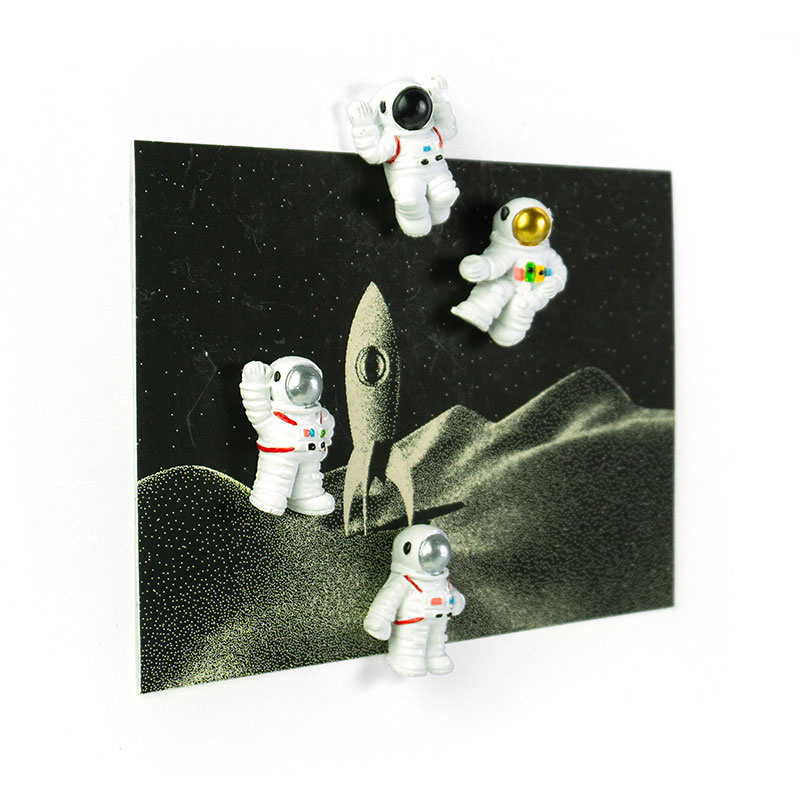 Space magnets, 4-pack - fridge magnets