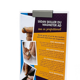 Magnetic clamps with self-adhesive. (5-pack)