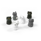 Cat magnets, 6 pack - fridge magnets