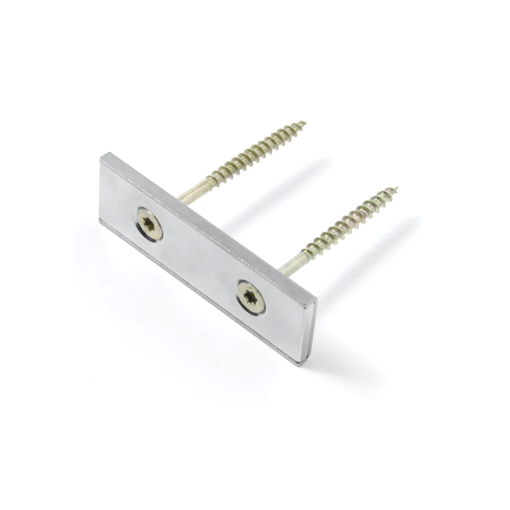 Countersunk channel magnet 60x20x4 mm.