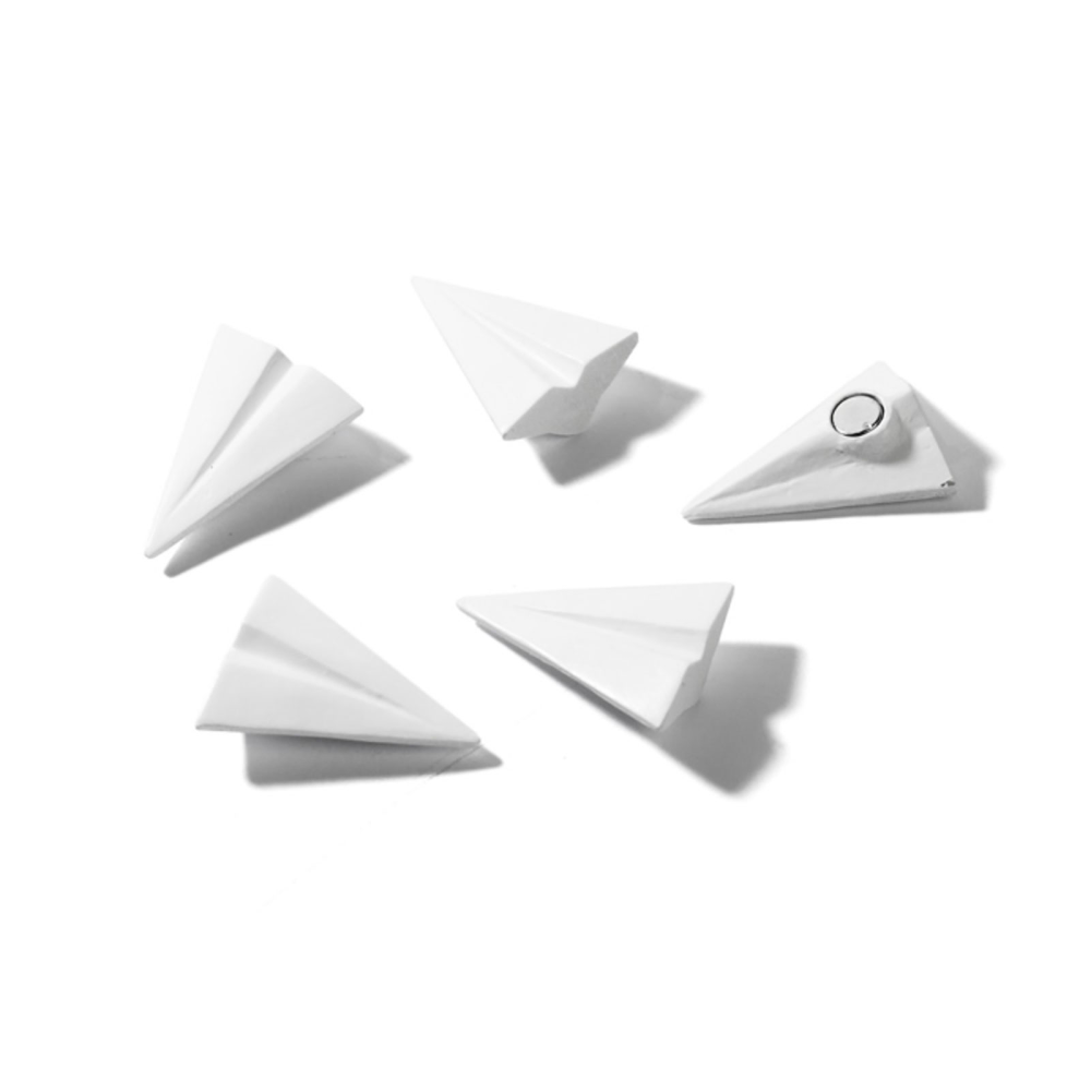 Paper plane magnets, 5-pack | Trendform Magnets