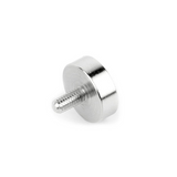 Pot magnet w. threaded stud, Ø32 mm.