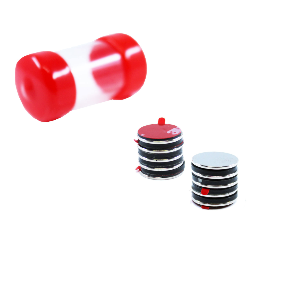 10x2 mm. magnets with glue | Neodymium online