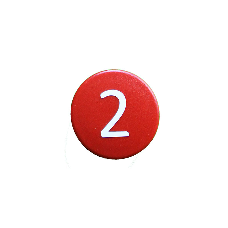 Strong symbol magnet, Red Round (2)