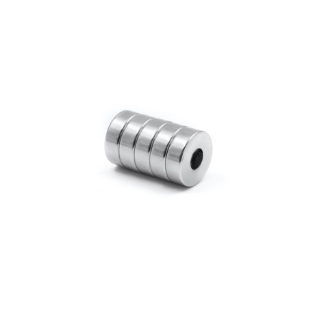Countersunk power magnet, Ring 12x4 mm.