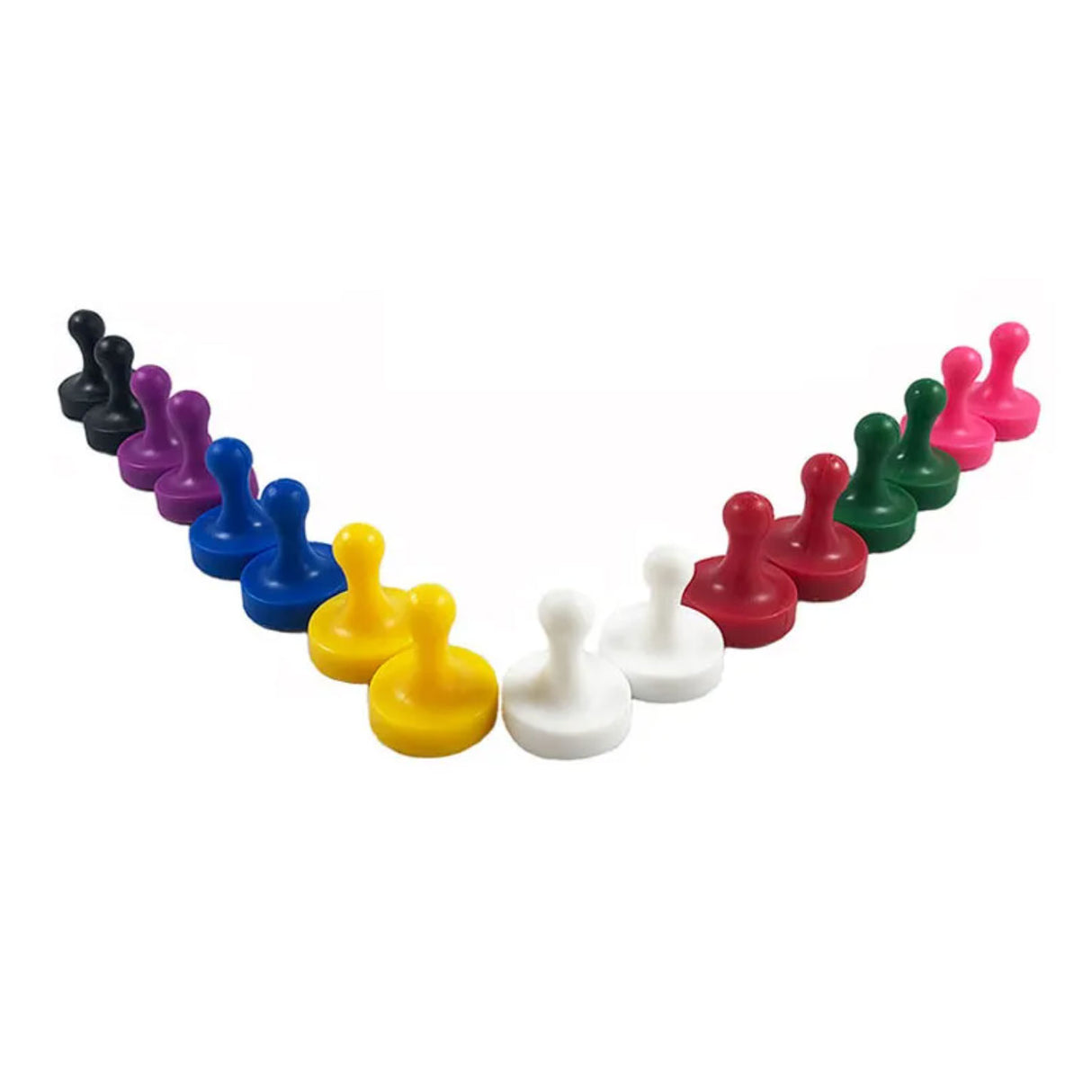 Ludo magnet Maxi, 16-pack in colours