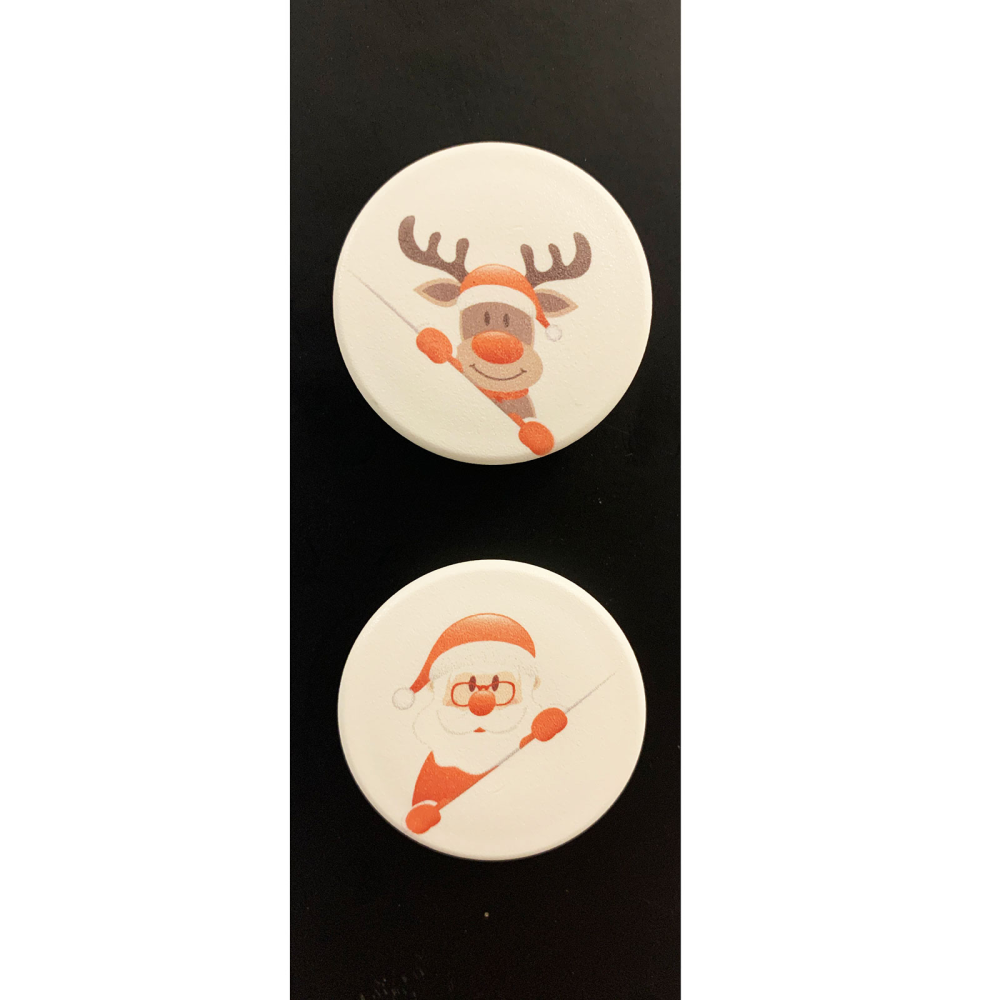 Rudolph and Santa Claus 2-pack