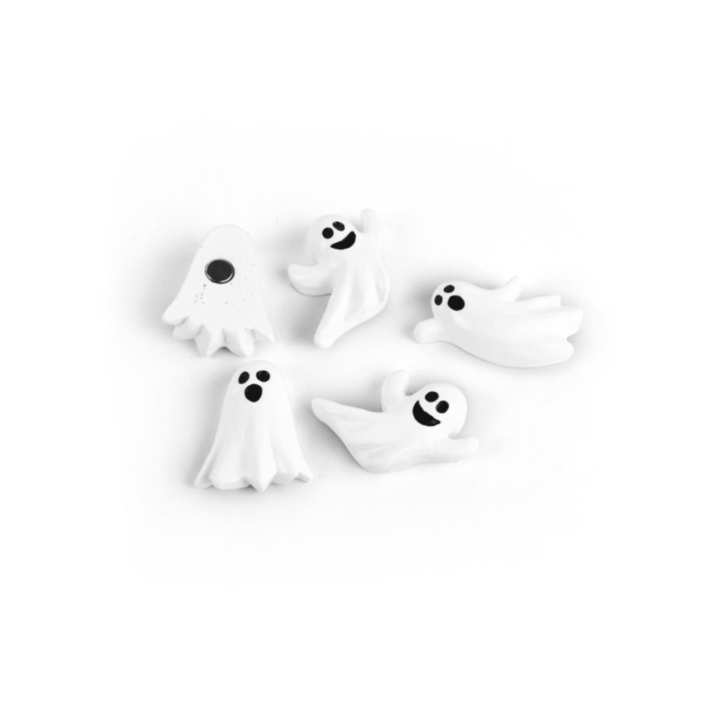 Ghost magnets, 5-pack - fridge magnets