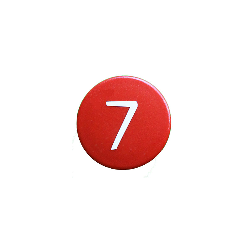 Strong symbol magnet, Red Round (7)