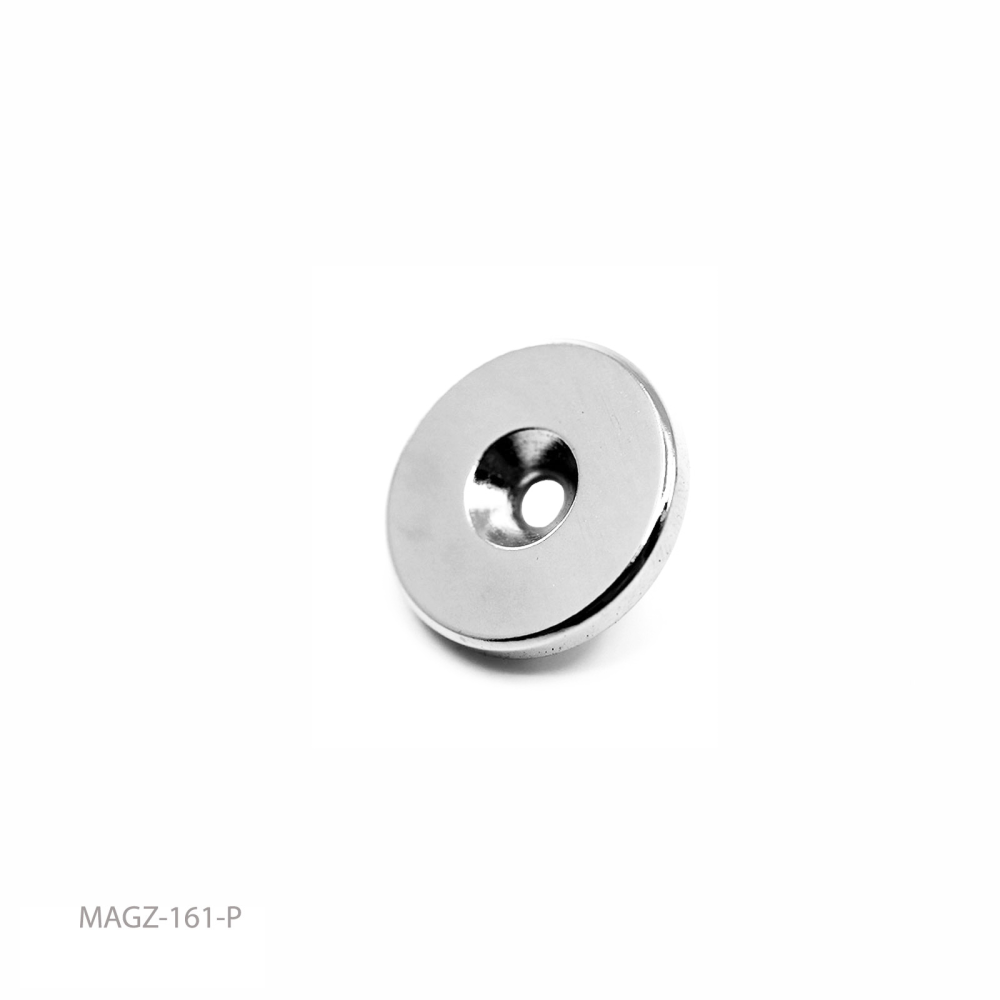 Countersunk magnet 23x4 mm. (neodymium)
