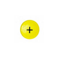 Strong symbol magnet, Yellow Round (+ or x)