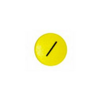 Strong symbol magnet, Yellow Round (/)