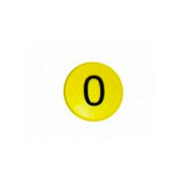 Strong symbol magnet, Yellow Round (0)