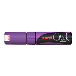 UNI Chalk Marker 8 mm., Purple XL